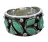 Turquoise Silver Southwestern Ring Size 8-1/2 YX90773